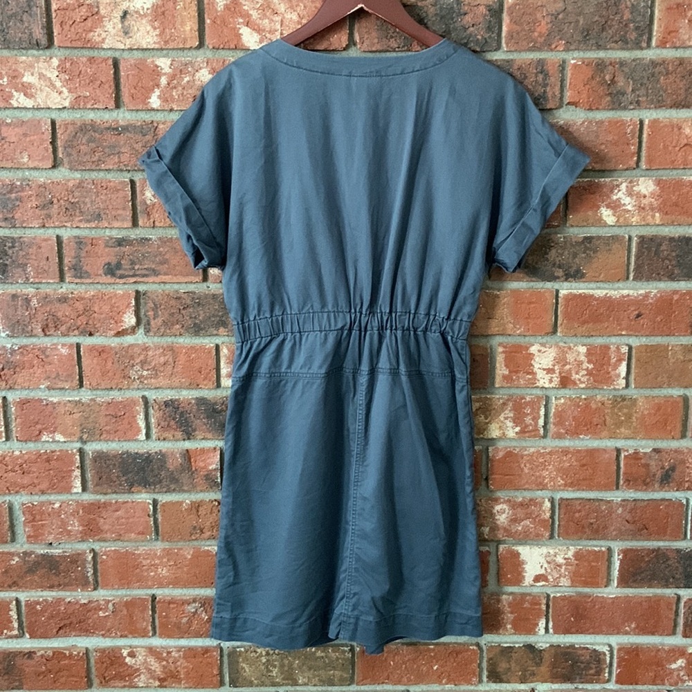 Universal Thread Gray Canvas Zipper Mini Dress - Picture 6 of 6